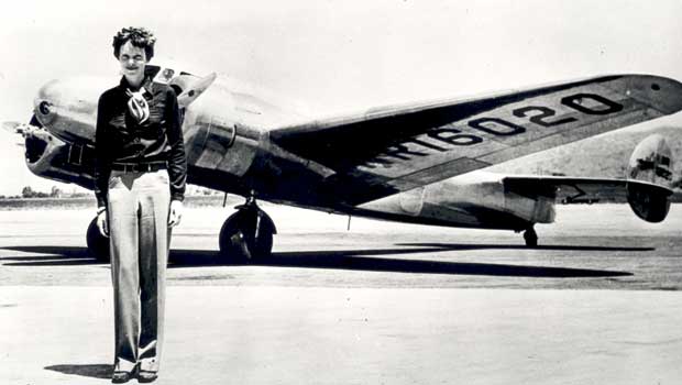 Amelia Earhart was the first woman to fly solo across the Atlantic Ocean.
Image courtesy of Wikimedia Commons
