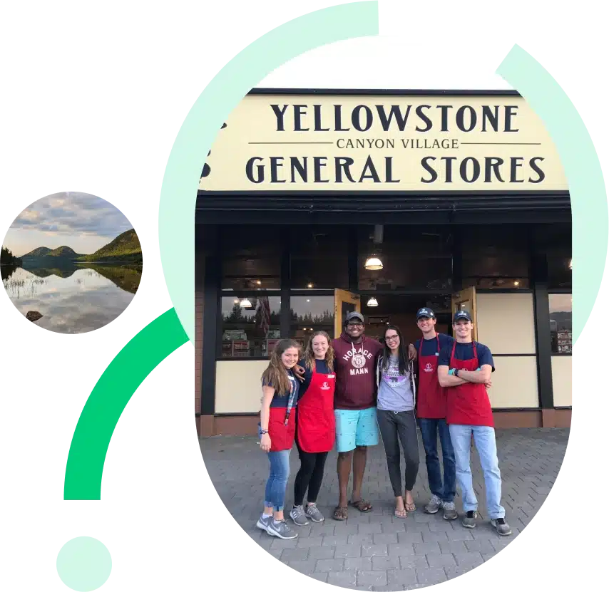 Yellowstone general stores working Exchange students
