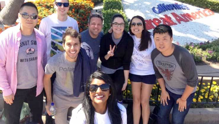 Carlo and his friends had a great time at Great America!