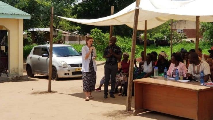 Announcing the community development projects in Chikwawa, Malawi.