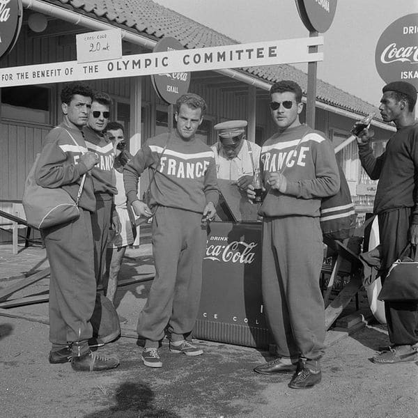 Coca Cola drink sponsors the 1928 Olympic Games.