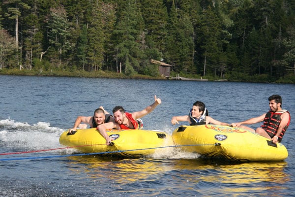 International students love to enjoy the lake when they’re not working.