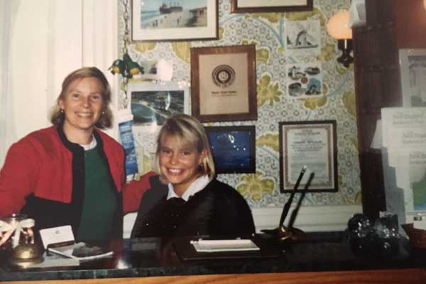 Her first Work & Travel USA placement was in 1988 in Cape Cod.