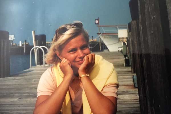 Ulla in Cape Cod during the summer of 1988