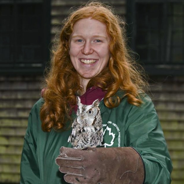 Becca with Gizmo