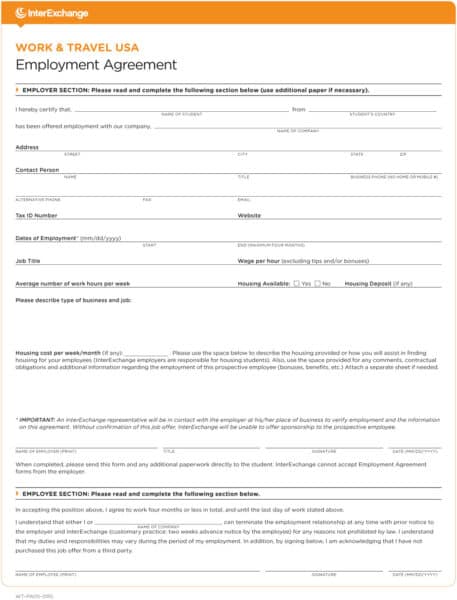 Sample Employment Agreement