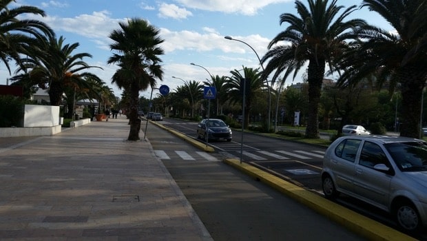 A beautiful beach-side walkway in Civitanova Marche.