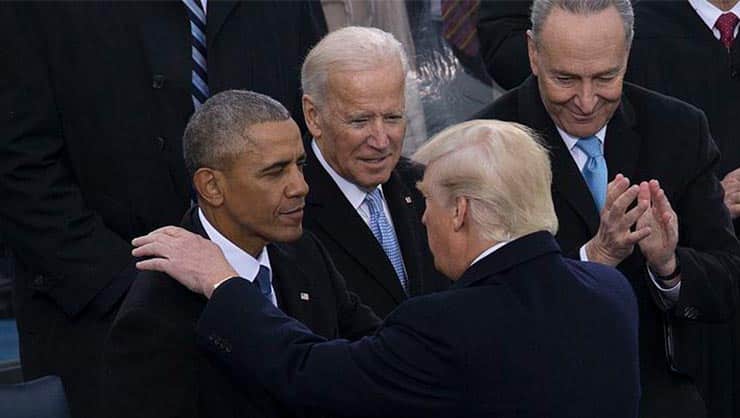 Pictured: two presidents, and maybe a third?