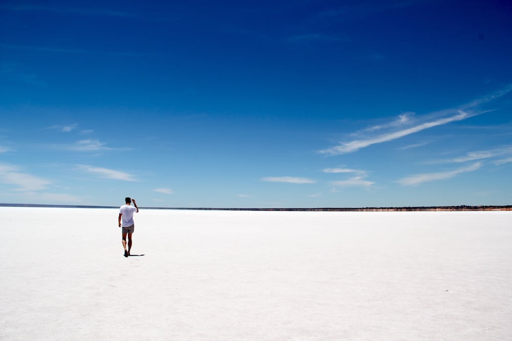 See the Salt flats of Australia