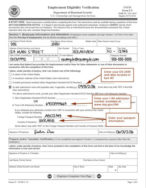 i-9 Form