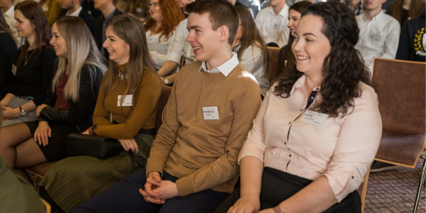 3 Participants at a winter job fair